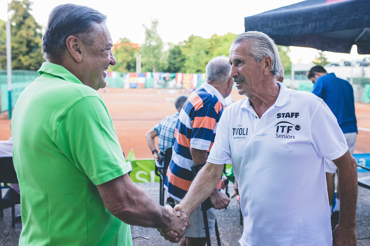ITF Seniors Tenis Tournament on 17th of August 2022, Tivoli, Ljubljana, Slovenia. Photos by Grega Valancic / Sportida